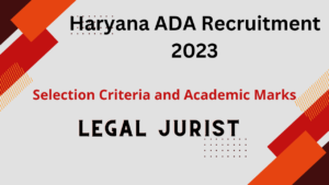 Haryana ADA Recruitment 2023