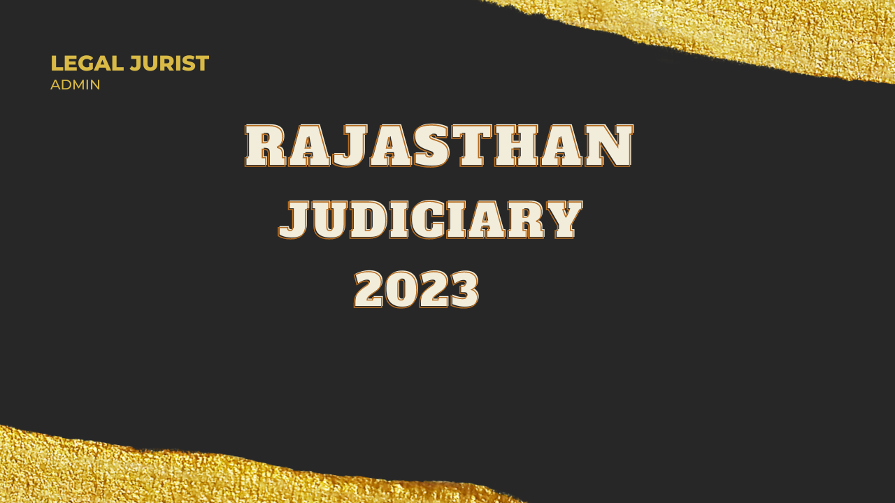 Rajasthan Judiciary Notification 2023